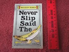 Vintage Never Slip Said the Banana Postcard 1909 1cGreen Benjamin Franklin Stamp picture