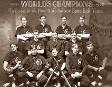 1906 World's Indoor Baseball Champions Vintage Photograph 8.5