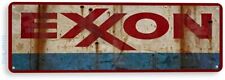 Exxon Gas Sign, Oil, Gas Station, Garage, Auto Shop, Retro, Rustic Tin Sign A359 picture