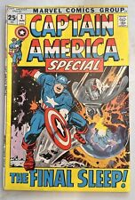 Captain America Special #2 Jan 1972 The Final Sleep Bronze Age Marvel Stan Lee picture