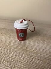 2005 Holiday Starbucks Ceramic Cup Collectible Christmas Ornament picture