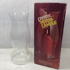 Vintage Pyrex Hurri-candle hurricane 13” candle Holder Prevents Blow Out picture