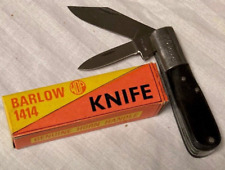 NEW Vintage Barlow 2 Blade Pocket Knife, Bone Handle, Barlow since 1785 Historic picture