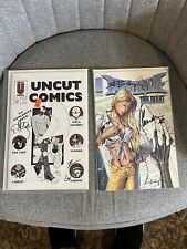 Signed 1990s Comics: Darkchylde - The Diary Variant Cover #1 & Uncut Comics #1 picture