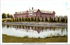 C.1920s Marathon WI Capuchin Monastery Unused Wisconsin Postcard A336 picture
