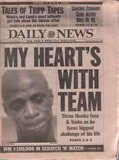 Daily News October 3 1998 Darryl Strawberry David Cone Bill Clinton 041520DBE picture