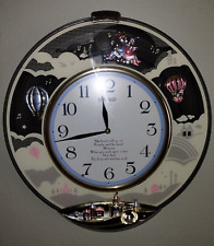 Seiko Melodies In Motion musical wall clock Beauty and the Beast Wish Upon picture