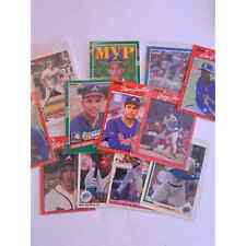 DonRuss 1990 BaseBall cards Lot 12 Cards Great Condition Braves MVP Dave Justice picture