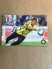Julio Cesar, Brazil 🇧🇷 Inter Milan 2008/09 hand signed picture