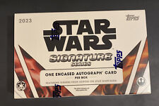 2023 Topps Star Wars Signature Series Factory Sealed Hobby Box - Encased AUTO picture