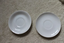 Pair of Vintage / Antique Chinese blanc de Chine porcelain plate - 5-3/4
