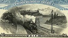 Antique 1927 Cleveland Cincinnati Chicago & St. Louis Railway Bond Certificate picture