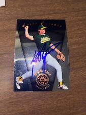 SCOTT SPIEZIO signed Oakland A’s rc pinnacle baseball card picture
