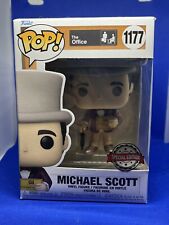 The Office Michael Scott Golden Ticket Willy Wonka Toy Funko Pop Exclusive #1177 picture