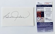 Barbara Jordan Signed Autographed 3x5 Card JSA Certified picture