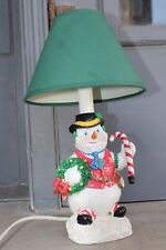 Vintage Snowman Christmas Lamp 12
