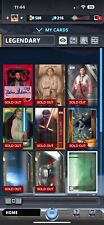 Topps Star Wars Card Trader Masterwork Kaydel Legendary Wood 5CC Entire Account picture