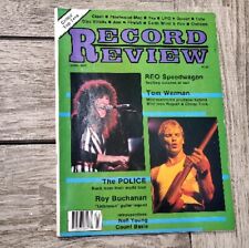 RECORD REVIEW April 1981 THE POLICE Roy Buchanan Neil Young REO Count Basie picture