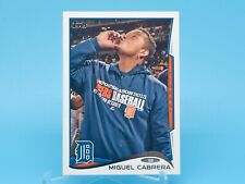 2014 Topps MIGUEL CABRERA #250 • Image Variation Wearing Hoodie SP picture