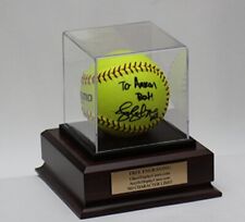 Softball Personalized Acrylic Display Case for 11