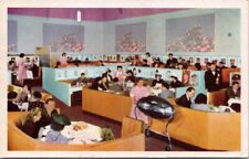 Hollywood CA Breakfast At Sardis Restaurant Interior Art c1940s postcard IQ16 picture
