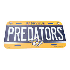 License Plate Nashville Predators Plastic picture