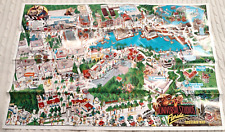90's Universal Studios Florida Souvenir Map Poster Back To The Future Ride picture