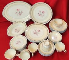 VTG TAYLOR SMITH TAYLOR US 5422 China Dinnerware Set  (38pcs) Floral  picture