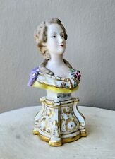 Antique French Porcelain Figurine bust Margaret de Navarre for Marshall Field picture