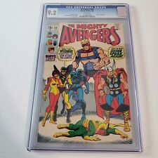 The Mighty Avengers Issue #68 Vintage 1969 Graded 9.2 CGC White Pages Marvel picture