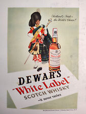 1954 Esquire Original Art Ads Dewars Scotch Whisky Chris Craft Boats picture