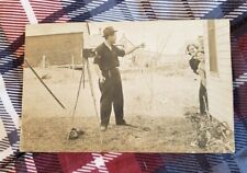 Early Photograph Photographer Takes Photo Of Himself Taking A Pic. 1915. RPPC. picture