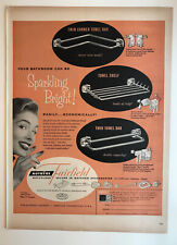 1953 Autoyre Fairfield Towel Bar, Smith-Corona Typewriter Vintage Print Ads picture