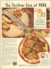 1942 WW2 era Ad The THrifter Cuts of Pork Spareribs Sauerkraut War AD  101818 picture