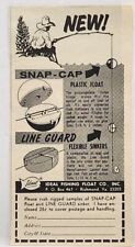 1965 Ideal Fishing Float Snap Cap Line Guard Print Ad Richmond Virginia picture