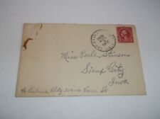 1925 CHICAGO & NORTH WESTERN C&NW CARROLL GALVA & SIOUX CITY #17 RPO ENVELOPE picture
