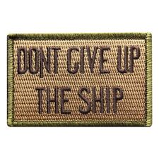 Don't Give Up The Ship Battle Flag Tactical Patch [Hook-3.0 X 2.0 DGP2] picture