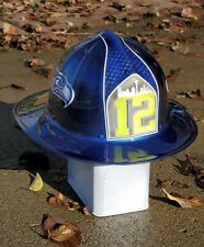 Custom painted Seattle Seahawks theme Fireman's Helmet Cairns & Bro  picture