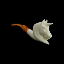 Unicorn Horse Meerschaum Pipe hand carved smoking tobacco w case  MD-230 picture