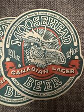 Vintage Morehead Canadian Lager Beer Coasters Set Of 110 picture