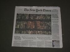2017 OCTOBER 11 NEW YORK TIMES - CALIFORNIA RESIDENTS FLEE WALLS OF FLAME picture