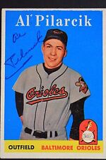 Al Pilarcik (d.10) Orioles Autographed 1958 Topps #259 Signed Card JSA Authentic picture