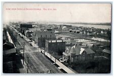 1908 View From Catholic Church Steeple Tell City Indiana IN Antique Postcard picture