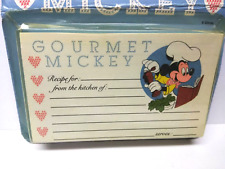 RARE VINTAGE SEALED Gourmet Mickey Mouse 3