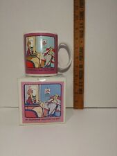 NOS Ceramic Mug By Jerry Van Amerongen 1987 Cowles Syndicate Standing Ovations  picture