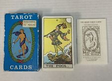 Vintage Rider & Company London Tarot Cards Blue Box 1971 Copyright picture