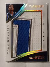 2014-15 Panini Immaculate Collection Team Logos Numbers 21 Monta Ellis /16 picture