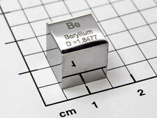 Beryllium - high precision density cube 1cm3 - 10.0mm  - 99.9% purity picture