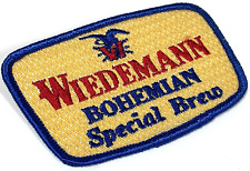 Vintage Wiedemann Special Brew Bohemian SEW ON Beer Advertising Delivery Patch picture
