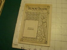 TREMONT THEATRE jan 14, 1907 - LEW DOCKSTADER, 20pgs picture